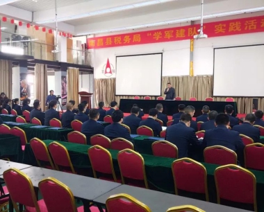 南昌县税务局“学军建队”实践活动在百瑞（瑞华）创业孵化基地圆满举行